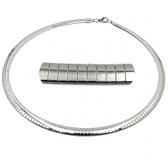 6 mm stainless steel Omega collar necklace wholesale