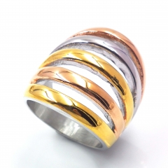 Stainless steel jewelry, European and American ring wholesale