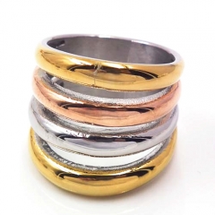 Stainless steel jewelry, European and American ring wholesale