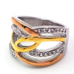Stainless steel jewelry, European and American ring wholesale