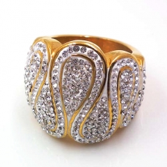 Stainless steel jewelry, European and American ring wholesale