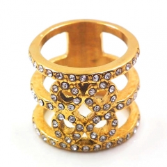 Stainless steel jewelry, European and American ring wholesale