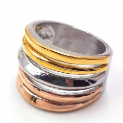 Stainless steel jewelry, European and American ring wholesale