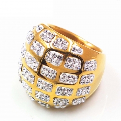 Stainless steel jewelry, European and American ring wholesale