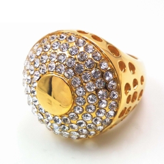 Stainless steel jewelry, European and American ring wholesale