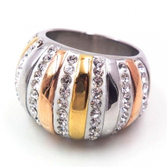 Stainless steel jewelry, European and American ring wholesale