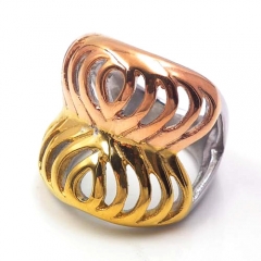Stainless steel jewelry, European and American ring wholesale