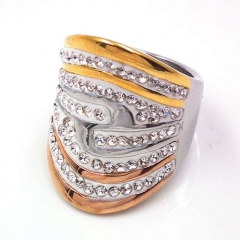 Stainless steel jewelry, European and American ring wholesale