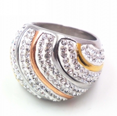 Stainless steel jewelry, European and American ring wholesale