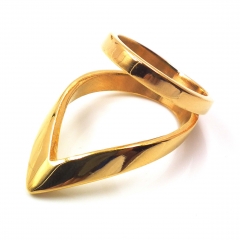 Stainless steel jewelry, European and American ring wholesale