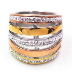 Stainless steel jewelry, European and American ring wholesale