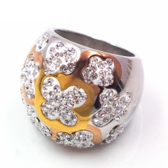 Stainless steel jewelry, European and American ring wholesale