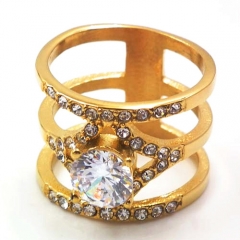 Stainless steel jewelry, European and American ring wholesale