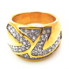 Stainless steel jewelry, European and American ring wholesale