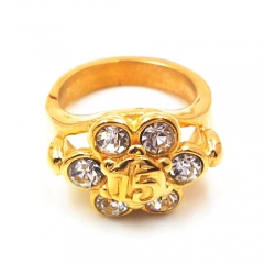 Stainless steel jewelry, European and American ring wholesale