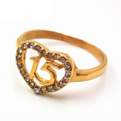 Stainless steel jewelry, European and American ring wholesale