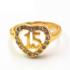 Stainless steel jewelry, European and American ring wholesale