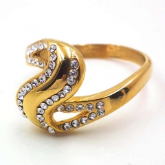 Stainless steel jewelry, European and American ring wholesale