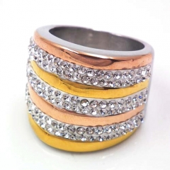 Stainless steel jewelry, European and American ring wholesale