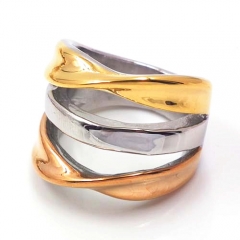 Stainless steel jewelry, European and American ring wholesale