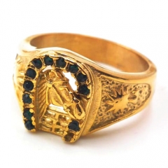 Stainless steel jewelry, European and American ring wholesale