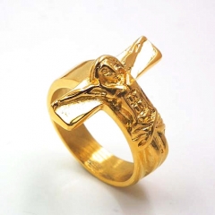 Stainless steel jewelry, European and American ring wholesale