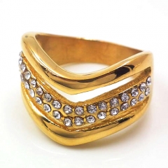 Stainless steel jewelry, European and American ring wholesale