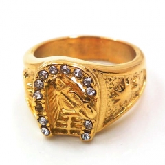 Stainless steel jewelry, European and American ring wholesale