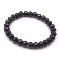 Stainless steel beaded elastic cord bracelet wholesale