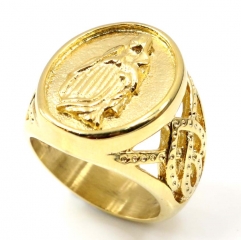 Stainless steel jewelry, European and American ring wholesale