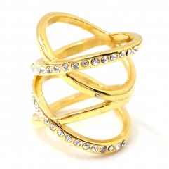 Stainless steel jewelry, European and American ring wholesale