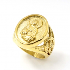 Stainless steel jewelry, European and American ring wholesale
