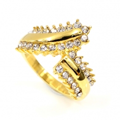 Stainless steel jewelry, European and American ring wholesale