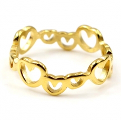 Stainless steel jewelry, European and American ring wholesale