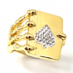 Stainless steel jewelry, European and American ring wholesale