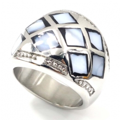 Stainless steel jewelry, European and American ring wholesale