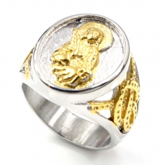 Stainless steel jewelry, European and American ring wholesale