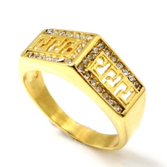 Stainless steel jewelry, European and American ring wholesale