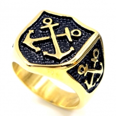 Stainless steel jewelry, European and American ring wholesale