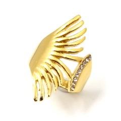 Stainless steel jewelry, European and American ring wholesale