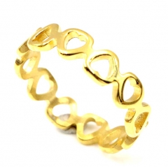 Stainless steel jewelry, European and American ring wholesale