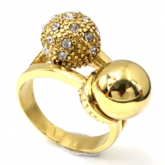 Stainless steel jewelry, European and American ring wholesale