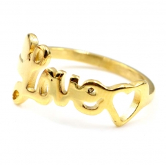 Stainless steel jewelry, European and American ring wholesale