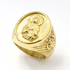 Stainless steel jewelry, European and American ring wholesale