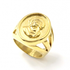 Stainless steel jewelry, European and American ring wholesale