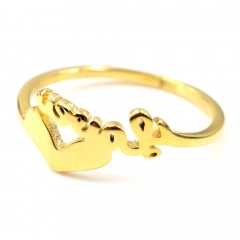 Stainless steel jewelry, European and American ring wholesale