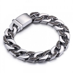 Stainless steel men's jewelry Bracelet
