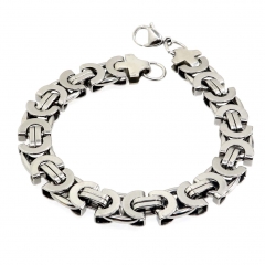 Wholesale stainless steel jewelry man's chain bracelet
