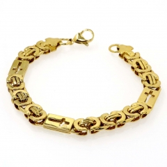 Wholesale stainless steel jewelry man's chain bracelet