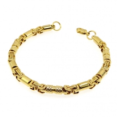 Wholesale stainless steel jewelry man's chain bracelet